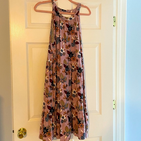 LOFT Dresses Loft Tiered Dress In Orchid Poshmark